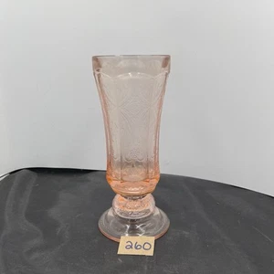 Indiana Glas Recollection Vase Pink Hurricane 42002 Repro Madrid Depression - Bild 1 von 8