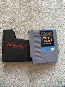 Batman El Videojuego (Nintendo NES, 1990) Aut&eacute;ntico Probado + Cubierta Antipolvo 🎮😎🦇