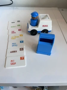 Camión de correo Fisher Price Little People de colección Main Street 2500 1986 - Imagen 1 de 3