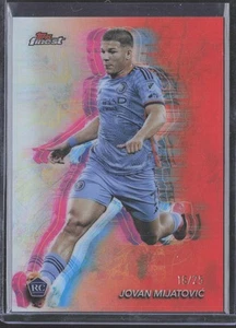 Jovan Mijatović 2024 Finest MLS Hologlow Orange Refractor #56 SN - Picture 1 of 2
