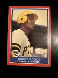 1987 MLB Fleer Baseball Hottest Stars | Barry Bonds | #5 | Pirates Rookie RC - Bild 1 von 3