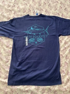 Camisa de manga corta para hombre Guy Harvey talla mediana - nueva con etiquetas - Imagen 1 de 3