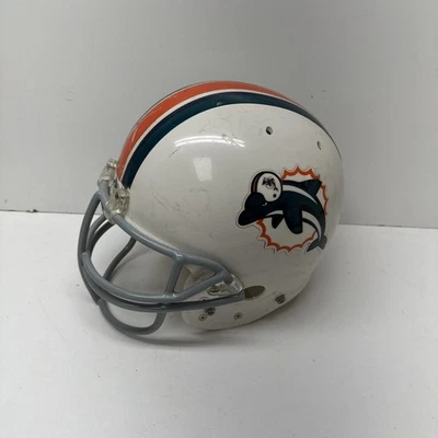 复古 Miami Dolphins Schutt Air Youth 大号头盔 美国制造 NFL — 第 1/4 张图片