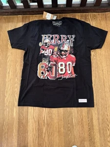 Mitchell & Ness Uomo NFL San Francisco 49ers Jerry Rice Vintage Hype Shirt M - Foto 1 di 3