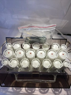 Clairol 20 Instant Hairsetter Hot Rollers (with CLIPS) Wax Core Pageant C20S-Z - Image 1 of 4