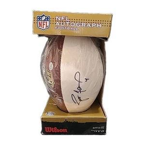 Brett Favre Signed Wilson The Duke Football With COA & Picture New In Box - Picture 1 of 10