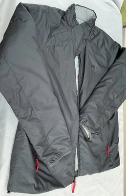 Chaqueta estoica para hombre extra grande cremallera completa gris camping Foto 1 de 4