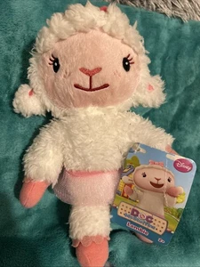 Disney Junior Doc McStuffins Lambie Beanbag Peluche por Just Play 7”-8” - Imagen 1 de 5