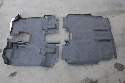 Cubierta de alfombra interior de goma delantera/trasera negra Honda Element 09-10, A975 Foto 1 de 4