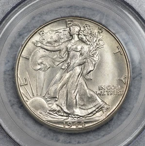 Medio dólar Walking Liberty 1944-D graduación profesional MS65 ¡Gema! #10EUX - Imagen 1 de 3