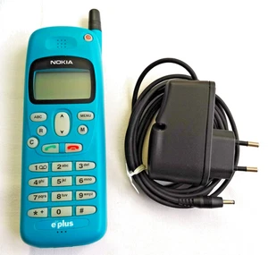 Nokia Handy ePlus, Typ- NHK-5NY, Karte, OVP, 1996, sehr gut erhalten !!! - Bild 1 von 6