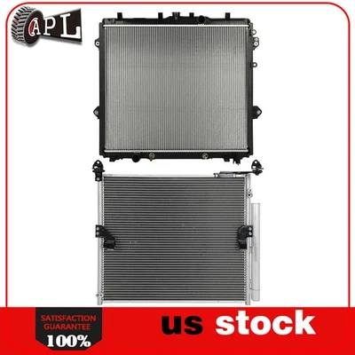 Fits 2010 2011 2012 2013-2020 Toyota 4Runner AC Condenser and Radiator Assembly - Image 1 of 4