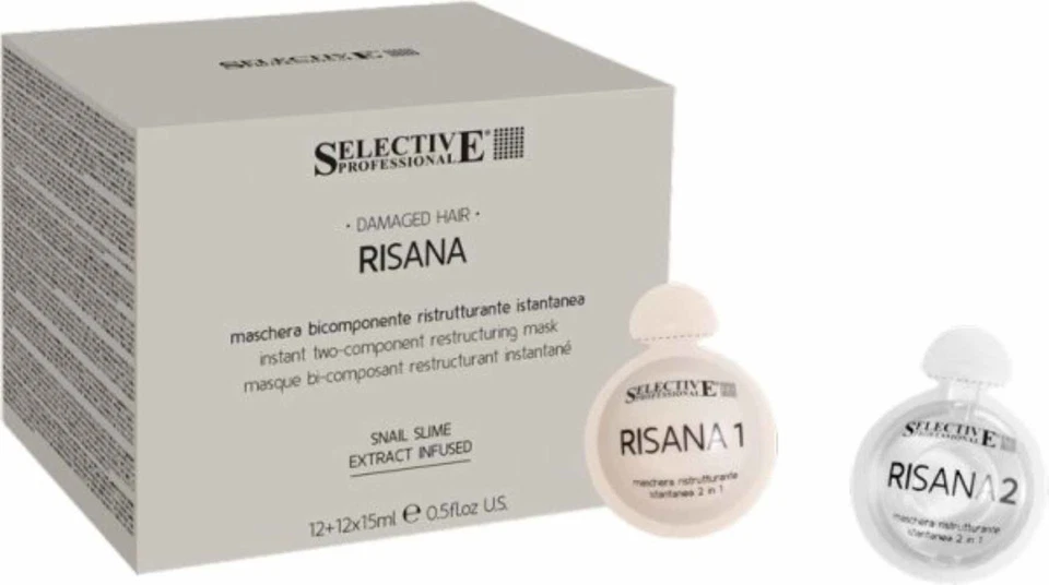 SELECTIVE PROFESSIONAL SELECTIVE MASCHERA BICOMPPONENTE RISANA 12+12*15ML