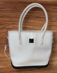 Dooney & Bourke borsa borsetta bianca con parasole vintage - Foto 1 di 9