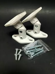 Plastic wall mount bracket for Bose 161 151 SE Speaker - WHITE -Pair - Picture 1 of 3