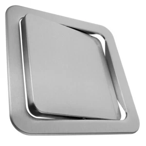  Stainless Steel Trash Can Lid Office Bin Garbage with Cover Kitchen Replacement - Picture 1 of 12
