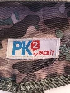 PK2 BY PACK IT Freezable  FOLD & FREEZE  LUNCH BAG  Camouflage - Picture 1 of 4