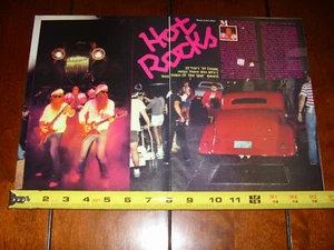 ZZ TOP FORD COUPE HOT ROD ORIGINAL 1985 ARTICLE - Picture 1 of 4