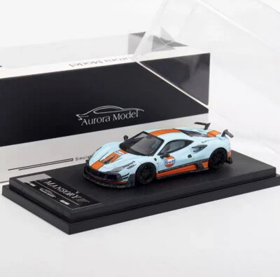 AM 1/64 Scale Ferrari MANSORY F8XX Gulf Diecast car Model Toy Gift NIB - Image 1 of 4