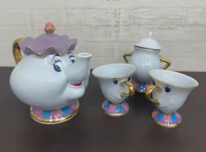 Tokyo Disney Land Die Schöne und das Biest Mrs. Potts Teekanne, Chip Tasse Set mit Box - Bild 1 von 7