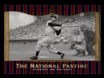 2001 UPPER DECK NATIONAL PASTIME #69 JOE DIMAGGIO NEW YORK YANKEES HOF - Image 1 of 2