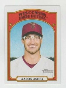 (7) Aaron Ashby 2021 TOPPS HERITAGE MINORS ROOKIE CARD LOT #11 TIMBER RATTLERS - Picture 1 of 1