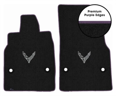 Tapete de assoalho Lloyd Ultimat primeira fila para 2020-2023 Corvette (#L2135) ébano - Imagem 1 de 4