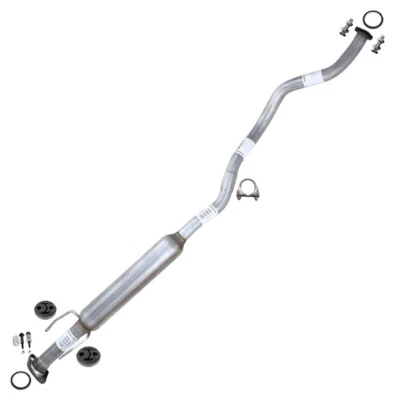 Stainless Steel Resonator with Hangers + Bolts fits: 2007-2011 Nissan Versa 1.8L - Image 1 of 4