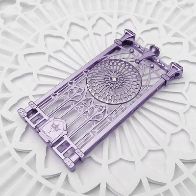 *Formartti* Luxury Aluminum Phone Case for iPhone 2020 SE 4.7" - Love Purple - Image 1 of 4