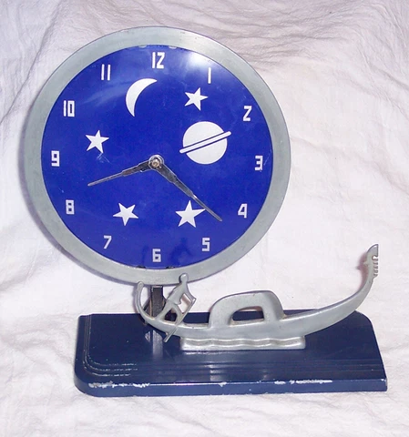 Deco Gondola Clock Frank Mariani Diecasters NY Cover