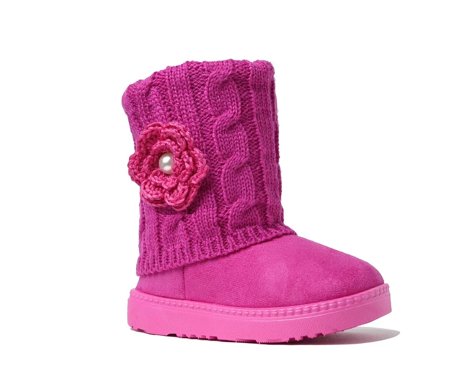 Nuevas Botas de Nieve para Niños Hebilla-Acento Tejido Botas de Nieve Piel Sintética Moda Zapato || Foto 1 de 1