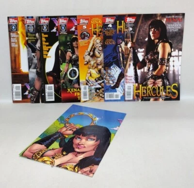 Xena Warrior Princess (1997) Topps Comic Set 1st Appearance 1 2 0 Hercules 3 4 5 - Image 1 of 4