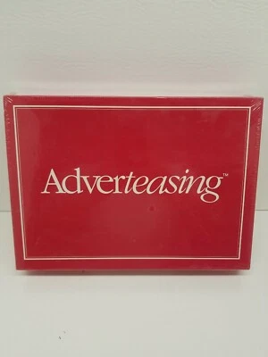 Vtg 1988 Adverteasing Board Game~The Game Of Slogans, Commercials & Jingles NIB - Image 1 of 4