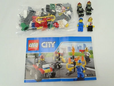 Lego City 60088 Feuerwehr Starter Set komplett mit Anleitung OBA - Bild 1 von 4