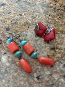 Two Pair Earrings from Santa Fe - Picture 1 of 2