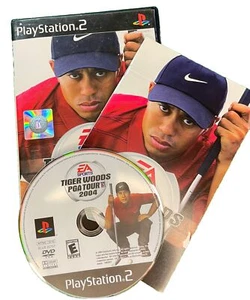 Tiger Woods PGA Tour 2004 (Sony PlayStation 2, 2003) w/Case & Manual - Picture 1 of 4