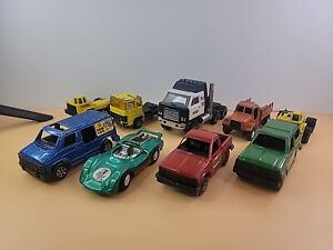 Vintage Tootsie Toy Lot Chevy S-10 Sport Bronco XLS 4x4 Deuce 1/2 Truck Porsche 