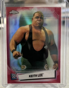 2021 Topps Chrome WWE IV-7 KEITH LEE Red Refractor 3/5 SSP - Picture 1 of 2