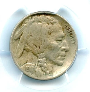 1917 2 Feathers Buffalo Nickel, FS-401, PCGS VF30 - Picture 1 of 3