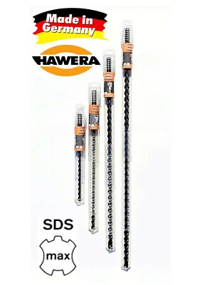  Hawera Bosch SDS max Hammerbohrer Betonbohrer Made in Germany 12-32 mm AUSWAHL - Bild 1 von 3