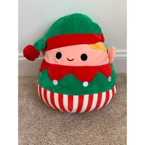 Squishmallows 15"  Christmas Elf Plush Toy - Soft & Cuddly Holiday Decor - Picture 1 of 5