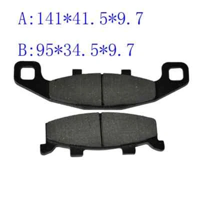Front Brake pads For Kawasaki GPX250R ZZR250 EX250 ZRX400 ZR400 ER5 KLE500 LE500 - Image 1 of 4