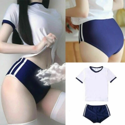 Conjunto de lencería de disfraces de anime uniforme de colegiala japonesa sexy para mujeres niñas disfraz Foto 1 de 4
