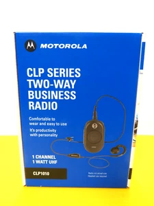 Brand New - Motorola CLP CLU1010BHLBA 2 Two-Way Business Radio CLP1010 - Picture 1 of 5