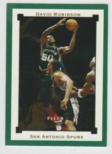 DAVID ROBINSON Spurs 2002-03 Fleer Premium EMERALD GREEN #EM56 SP #207/300 - Picture 1 of 2