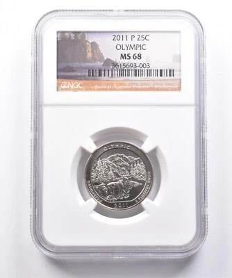2011-P Washington Quarter Olympic MS68 NGC *7336 - Image 1 of 3
