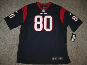 Camiseta deportiva Andre Johnson Houston Texans azul marino para hombre Nike Game - Imagen 1 de 3