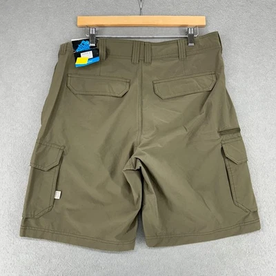 Pantalones Cortos Eastern Mountain Sports Excursion Para Hombres 34 Senderismo Carga Verde Elástico Foto 1 de 4