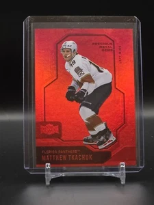 Gemas de metales preciosos Metal Universe 2024-25 rojo Brady Tkachuk PMG/100 - Imagen 1 de 2