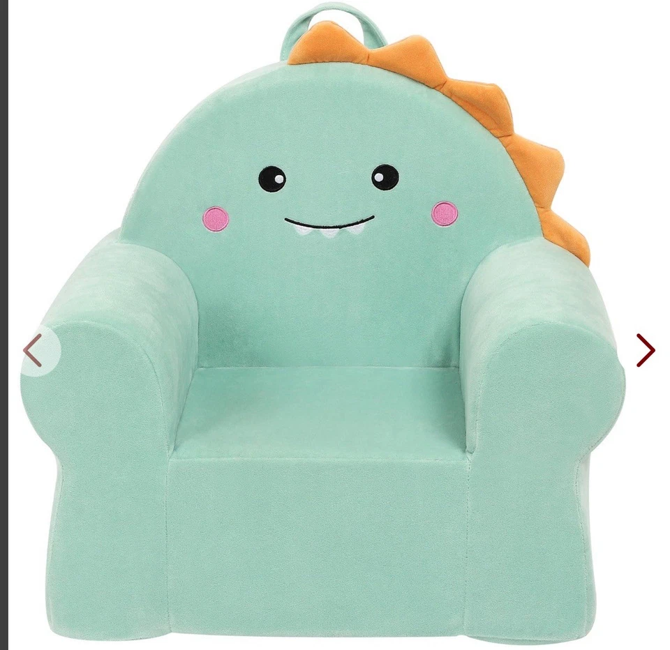 Primera silla Cuddly para niños pequeños, silla de personajes premium, dinosaurio, 18 meses hasta  Foto 1 de 1